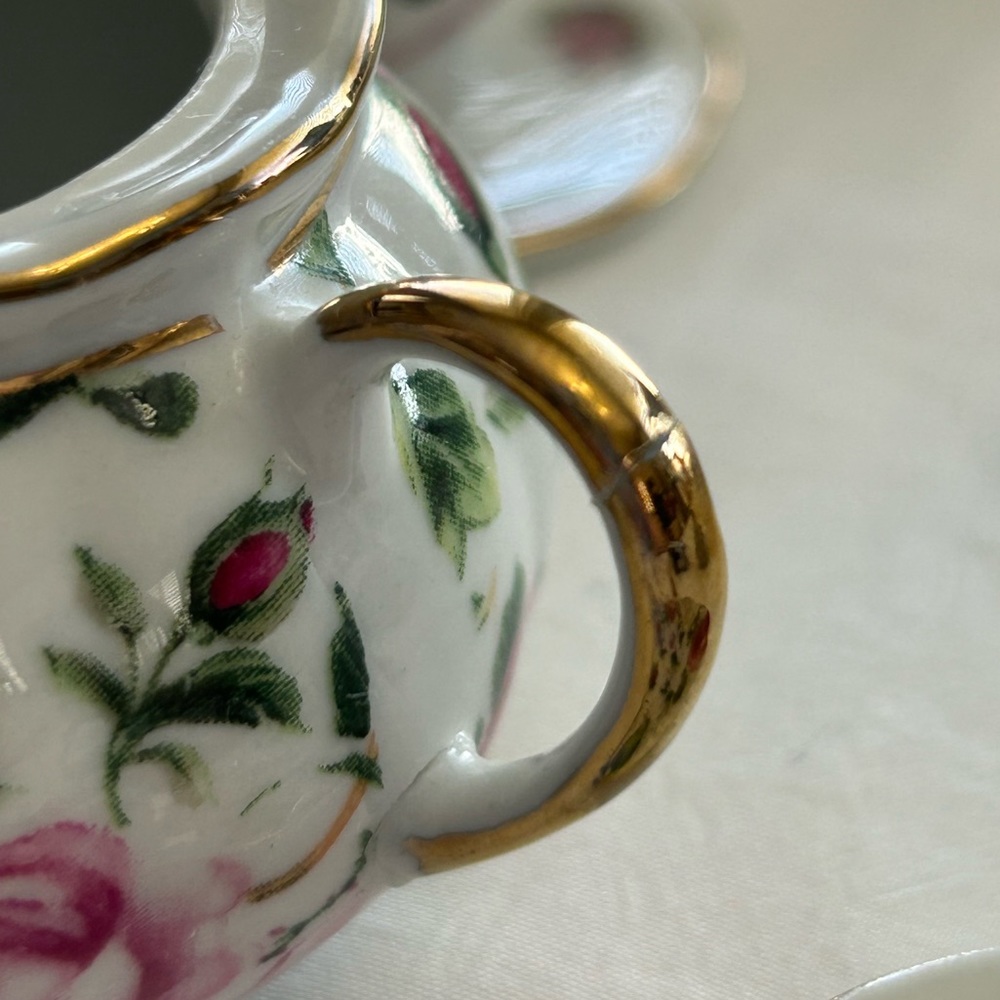 VINTAGE Adeline Miniature Tea Set - Picture 8 of 9